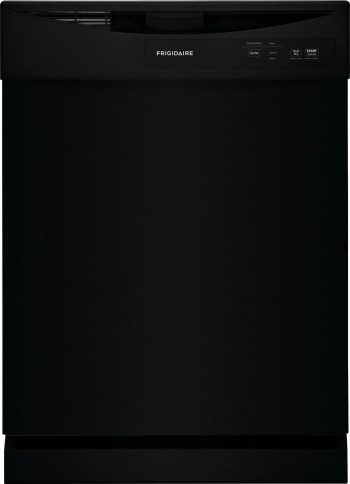 Frigidaire 24" Wide Front-Control Dishwasher, Black