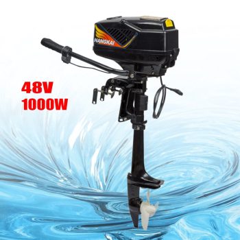 Hangkai 48V 1000W Electric Outboard Motor Inflatable Fish Boat Engine Heavy Duty