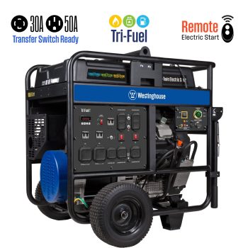 Westinghouse 28,000 Peak Watt Tri-Fuel Portable Generator CO Sensor