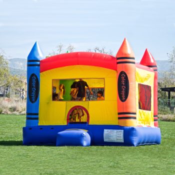 JumpOrange Commercial Grade Bounce House for Kids and Adults (with Blower), Crayon