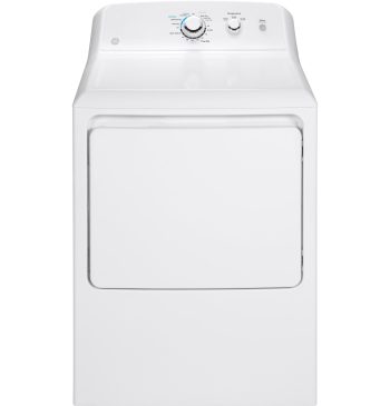 GE GTX33GASKWW 6.2 Cu. Ft. White Gas Dryer