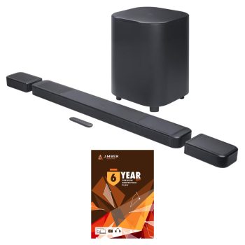 JBL BAR-1300X-MK2 AI Sound Boost with Dolby Atmos Soundbar System and 6 Year Amber Protection Plan (2025)