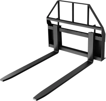 YINTATECH 4000lbs Universal Skid Steer Pallet Fork Attachment 46" Pallet Fork Frame With 48" Blades Quick Attach Pallet Fork for Tractors