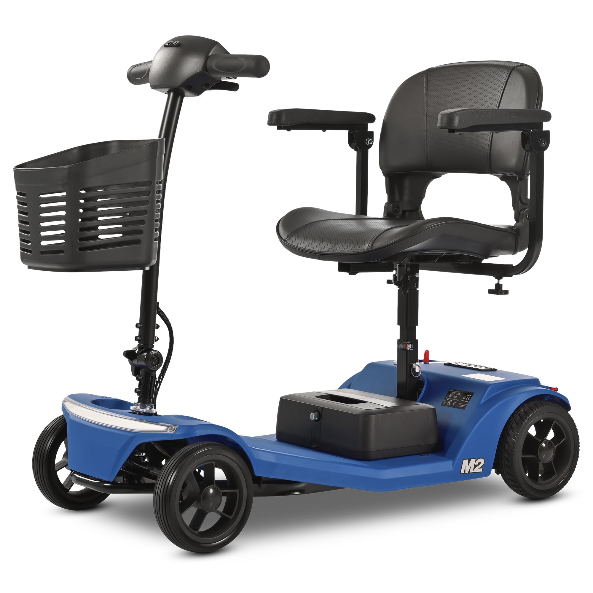 LEGAHOME Compact Mobility Scooter, Electric Powered 4 Wheels Scooter for Seniors, Lightweight Folding Motorized Scooters with LED Headlight, Heavy Duty Elderly Mobility Scooter, Holds 330lb