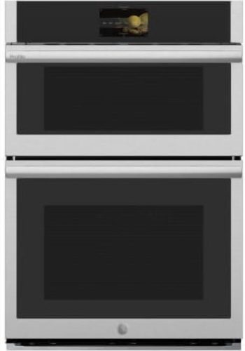 GE 30 Inch Combination Double Wall Oven with 4.7 cu. ft. Convection Oven, 1.7 cu. ft. Advantium Speedcook Oven PT9900SWSS