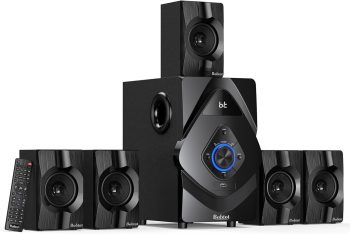 Bobtot Home Theater System Wireless Rear Satellite Speakers 800W 6.5inch Subwoofer 5.1/2.1 Channel Surround Sound Stereo Systems