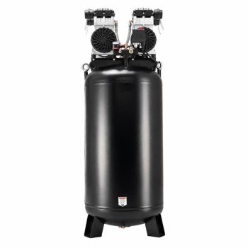 60 Gallon Air Compressor, 4Hp Oil-Free, 10 Scfm at 90 Psi, 125 Psi Max, 230V 60Hz, Heavy Duty
