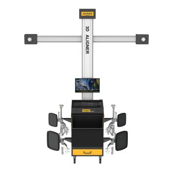 Autool XC505 3D Wheel Alignment Machine, Wheel Alignment & Balancing System with Voice Guidance, Car Model Database, Precise Positioning, Multilingual