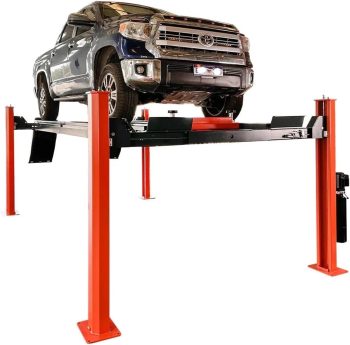 HPDAVV 15,000 lbs 4-Post Car Lift, 220V Extra Tall & Wide Parking and Storage Auto Lift with 77" Max Height, 4HP Heavy-Duty Hydraulic System for Garage, Parking, 36 Months Parts Warranty