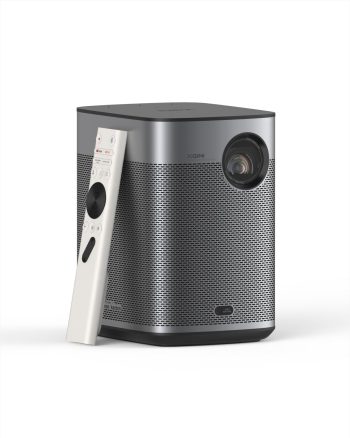 XGIMI Halo+ GTV NEW Portable Projector, Google TV with Licensed Netflix, 700 ISO Lumens, 2 x 5W Harman Kardon Speakers, Auto Focus, ISA, Wi-Fi, Built-in Battery with 2.5 Hours Playtime