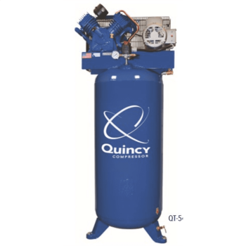 Quincy Compressors 54 HP 60 Gallon Voltertical Air Compressor QT 54 HP 60 Gallon Two Stage 230V 1 Phase Vertical PRO