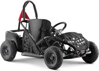 Electric Go Kart, 48V Powered Ride On Car with Steel Tubular Frame, Seat Belt, 13 inch All-Terrain Tires for Teens()