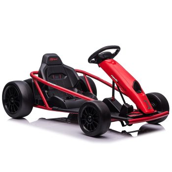 NEILA 24V Go Kart for Kids Teens, Ride on Drift Car, 8 MPH High Speed Drifting Racing Electric Fun Toys,24V 9Ah Battery 300W*2 Motors, Max Load 175 lbs for 8-12 Years (Red)