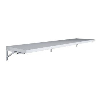 AmGood 18 in. x 72 in. Stainless Steel Folding Wall Shelf NSF| Concession Stand, Food Truck, Kitchen, Restaurant, Garage, Laundry, Utility Room