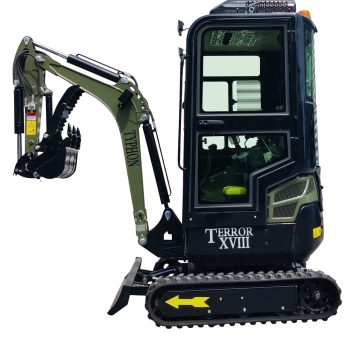 TYPHON TERROR XVIII Prestige 2 Ton Mini Excavator KUBOTA Diesel Engine USA