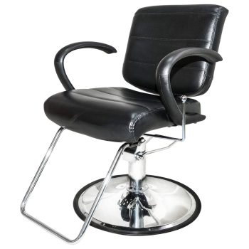 Chromium Salon Chair Kyler 360 Degree Professional All Purpose - Metal Frame