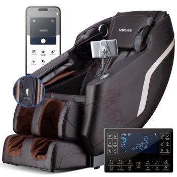 BOSSCARE Full Body Shiatsu Recliner Massage Chair Zero Gravity with USB and Heated