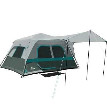 8 Person Instant Cabin Tent Waterproof Family Tents for Outdoor Camping Upgraded Ventilation Setup in 60 Second Setup