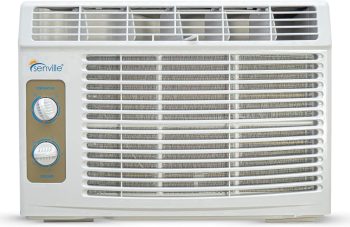Senville BTU Window Air Conditioner for Single Room, Energy Efficient, 150 Sq Ft, White