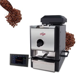 Second Generation Coffee Roaster, Dual Control System Professional Version, Coffee Bean Roasting Machine with LCD Screen, with Curve Saving