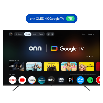 75" onn QLED 4K UHD Smart Google TV, 75SQ4GSB1