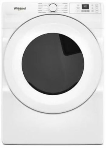 Whirlpool WGD4720RW 27-Inch Smart Front Load Gas Dryer with Quick Dry Cycle - 7.4 cu. ft.
