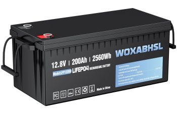 LiFePO4 Battery, Built-in 200A BMS, 15000+ Deep Cycles, for RV, Solar, Marine, Off-Grid Energy Storage