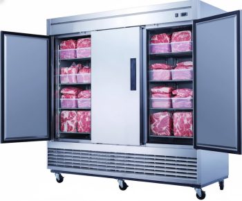 Cooler Depot 83 inch 65 cu.ft, 3 doors Reach-in Commercial Freezer, NSF Certified.
