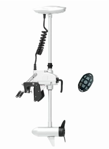 HASWING OUTDOOR Electric Trolling Motor 12V 55LB 26 Inch Shaft Cayman T Transom Mount Boat Fishing Saltwater Freshwater with Remote Control