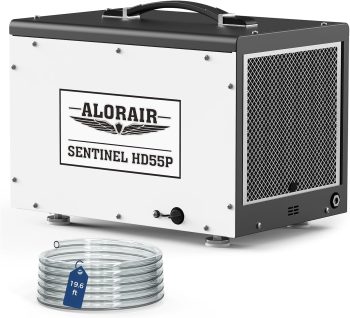 ALORAIR Crawl Space Dehumidifier, 120 PPD Crawlspace Dehumidifiers with Drain Hose and Pump for Basement, Portable Compact Auto Defrost Under House Industry Commercial Dehumidifier