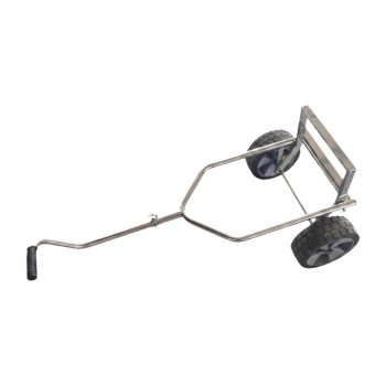 amagogo Boat Trailer Dolly Inflatable Boat Trolley, Outdoor Men Supplies Carrier Fishing