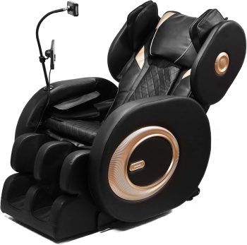 YWEN Massage Chair for Full Body 4D Zero Gravity, with Heat Therapy, SL-Track Shiatsu Foot Rollers, Yoga Stretch, Heating Function, for Home Office Use