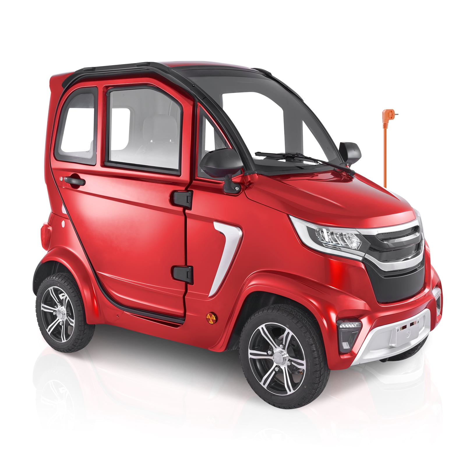 VEVOR Heavy-Duty 4-Wheel Mobility Scooter: 660 lbs Capacity & 3-Seater | 2000W Motor, 45-Mile Range, All-Terrain Design for Seniors & Adults