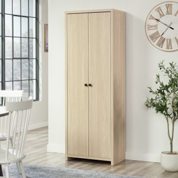 Mainstays Westley 2-Door Pantry Cabinet, Spring Pine Finish