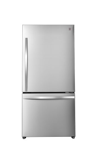 Kenmore 31" 22.3 Cu. ft. Capacity Standard Refrigerator with Bottom Freezer, Fingerprint Resistant Stainless Steel