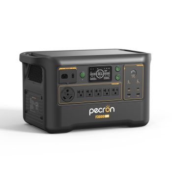 PECRON F3000LFP 3072Wh/3600W Portable Power Station, Surge 4500W, 13 Versatile Outputs, BMS, UPS, Fast Charging, APP Control, LiFePO4 Battery Solar Generator, Power Backup for Camping, Home Use, RV