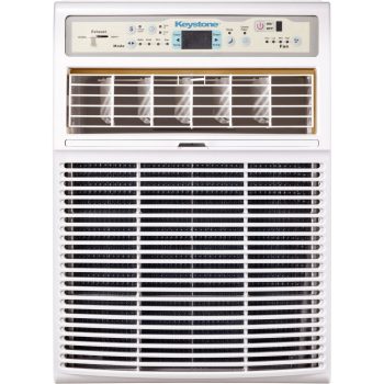 (Open Box) Keystone New 8,000 Btu 350 Sq Ft Slider/Casement Window Air Conditioner, White