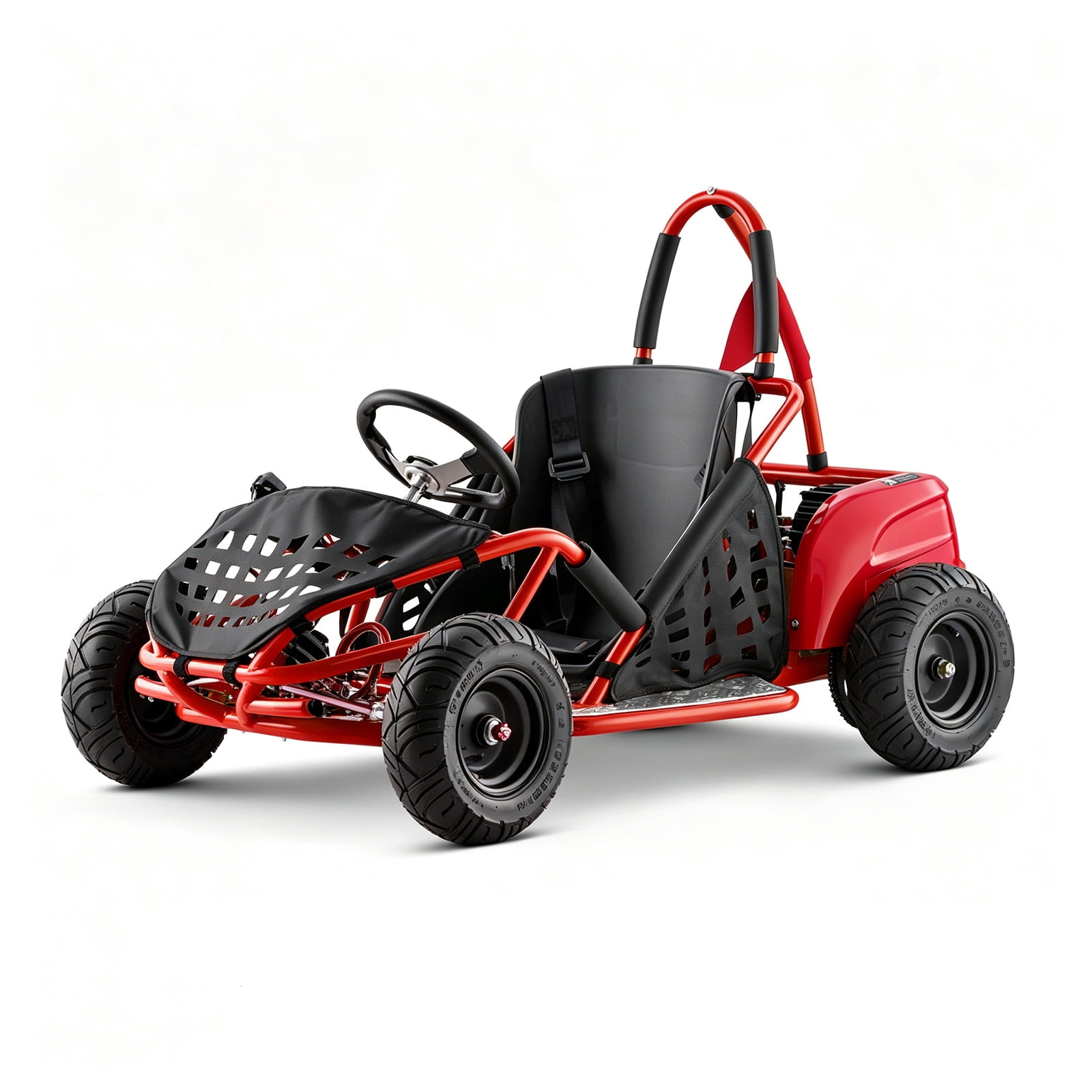 Arshin Electric Ride-On Go-Kart for Teens,1000W 48V Motor,Max 20Mph with 3-Speed Parental Control(10/13/20Mph),4-Wheel Drive,13"Pneumatic Tires,for Ages 13+ and up to 120LBS(Red)