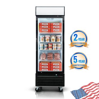 ORIKOOL Commercial Display Freezer with 1 Glass Door, 18 Cu.ft