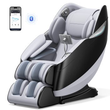 Upgo 4D Massage Chair with APP Control,55" SL Track,3 Zero Gravity Modes,Leather