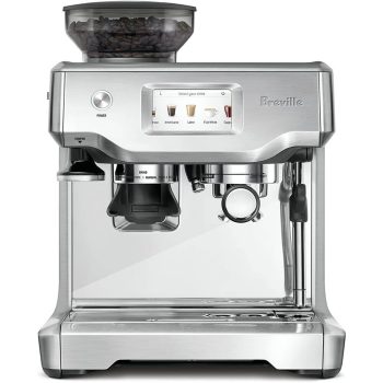Breville - the Barista Touch Espresso Machine with 9 bars of pressure, Milk Frother and integrated grinder - Stainless Steel
