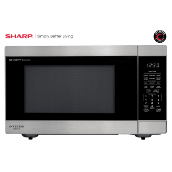 Sharp 2.2 cu. ft. 1200W Stainless Steel Countertop Microwave Oven with Inverter Technology (SMC2266KS)