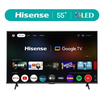Hisense 55-Inch Class QD6030G Series QLED Google Smart TV (55QD6030G, 2025 Model) - QLED, Dolby Vision, Dolby Atmos, Motion Rate 120, HDR 10+, Game Mode Plus