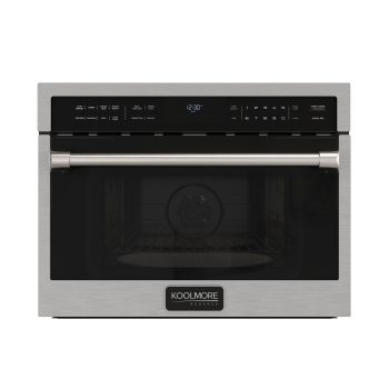 KoolMore Reserve 24 in. Built-In Microwave Convection Oven with Air Fry, 3-in-1 Combo, Sensor Cook, 1.6 cu. ft. in Stainless Steel (KM-CWO24-AFSS)