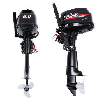 Autrinix High-Efficiency Gasoline Outboard Motor, 2200W 8HP, 3000RPM, Brushless Motor, Low Noise, Speed & Gear Regulation, 2204 Pounds Load Capacity for Boats