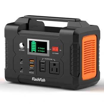 Flashfish 200W Portable Power Station, Solar Generator, Portable Generator for Camping Travel Emergency