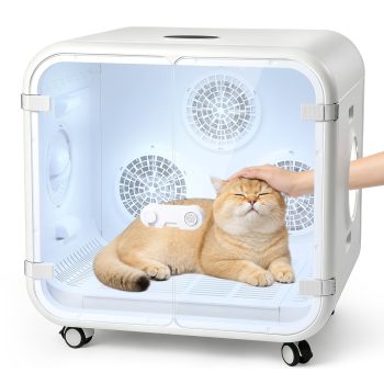 VORCOOL Pet Dryer Box,Smart Temperature Control 26-45C with Silent Wheels, Us Plug