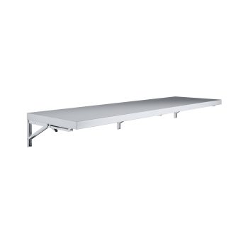 AmGood 18 in. x 60 in. Stainless Steel Folding Wall Shelf NSF| Concession Stand, Food Truck, Kitchen, Restaurant, Garage, Laundry, Utility Room