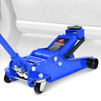 4 Ton (8000 LB) 4.5"- 20" Lifting Heavy Duty Steel Garage Hydraulic Floor Jack for Car SUV Truck Blue
