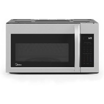 Midea Over The Range Microwave Oven, Moisture Sensor, Powerful Ventilation, 30", Stainless Steel